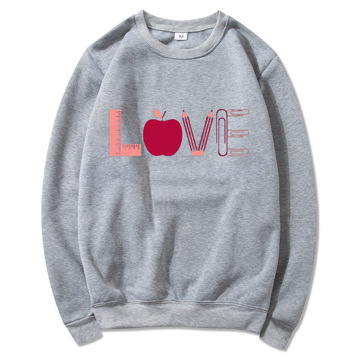 Sweat-shirt pour femmes avec un motif Love créatif