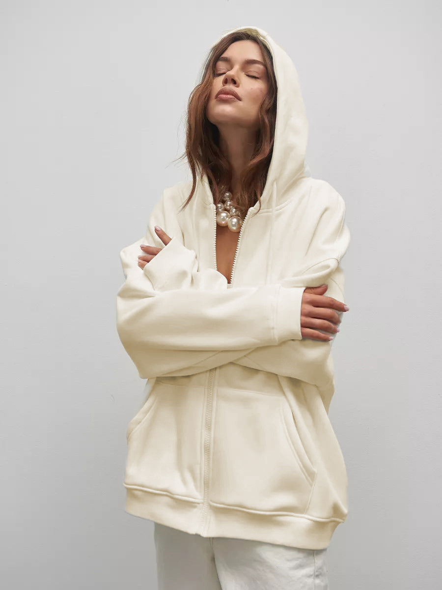 Pull à capuche confortable pour femmes avec coupe extra large et confort optimal