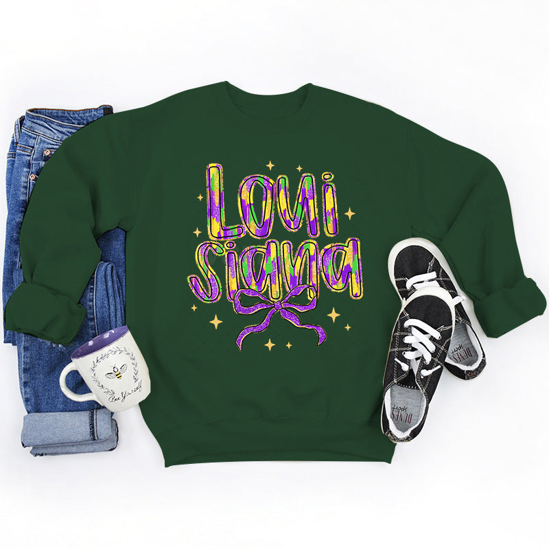Sweatshirt pour femmes avec inscription créative et intérieur doux