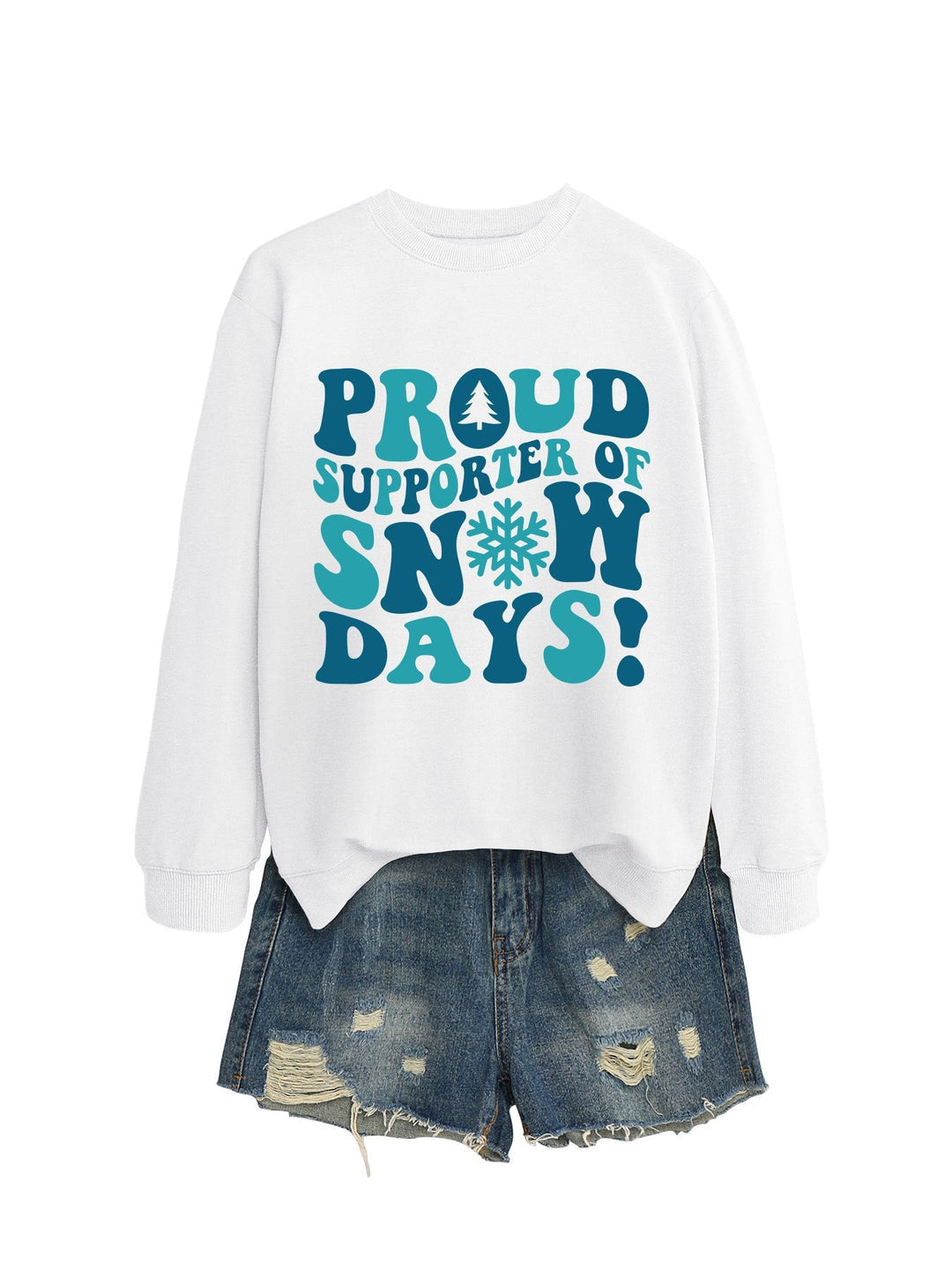 Sweatshirt pour femmes avec impression créative et coupe décontractée