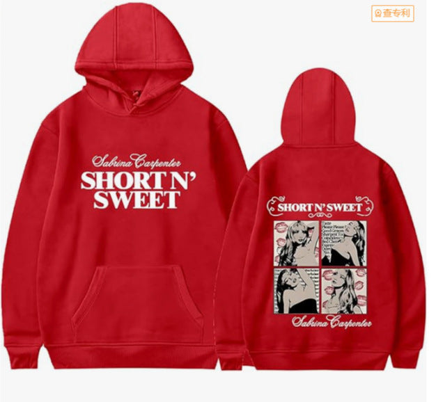 Sweat à capuche pour femmes avec design créatif de bande dessinée et coupe décontractée