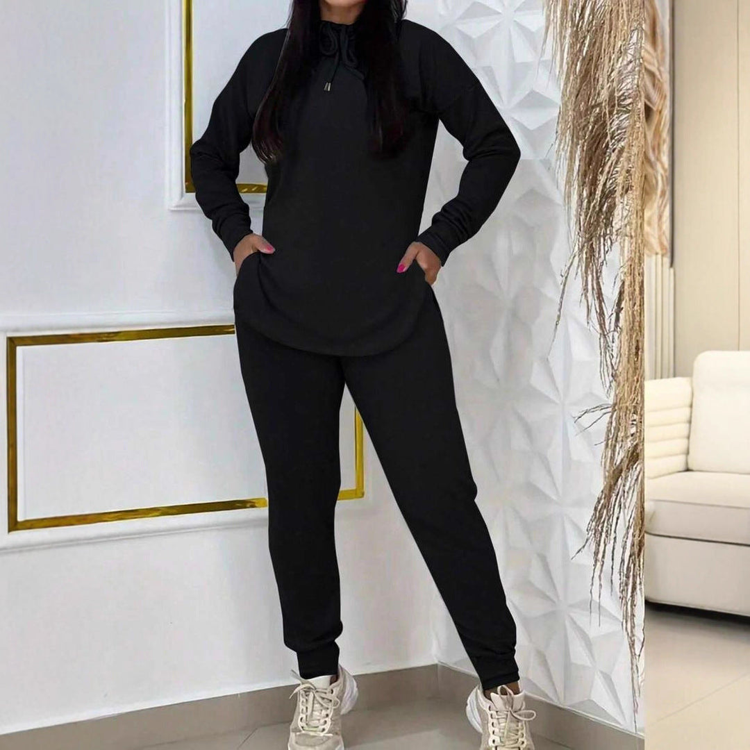 Ensemble de détente sportif pour femmes avec capuche et poches pratiques