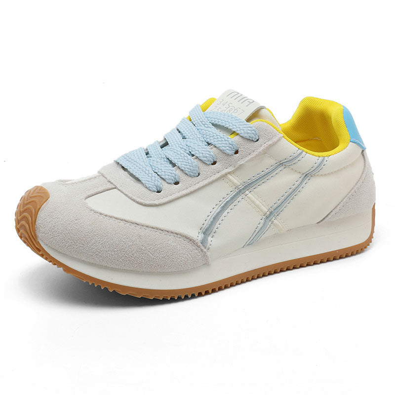 Baskets tendance pour femmes avec semelle flexible et matériau supérieur stylé