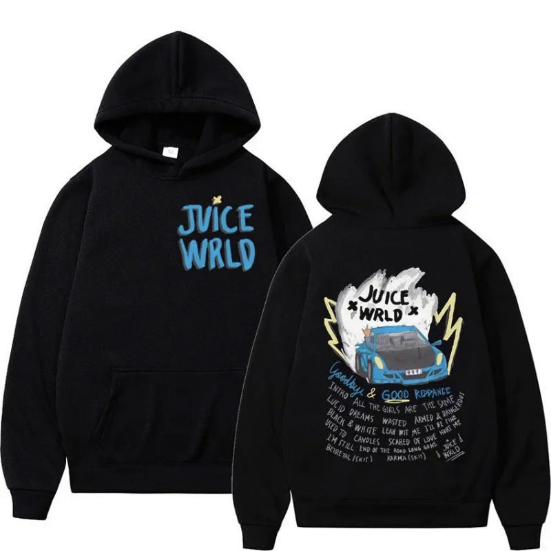 Sweat à capuche pour femmes avec design graphique créatif et inscription inspirante