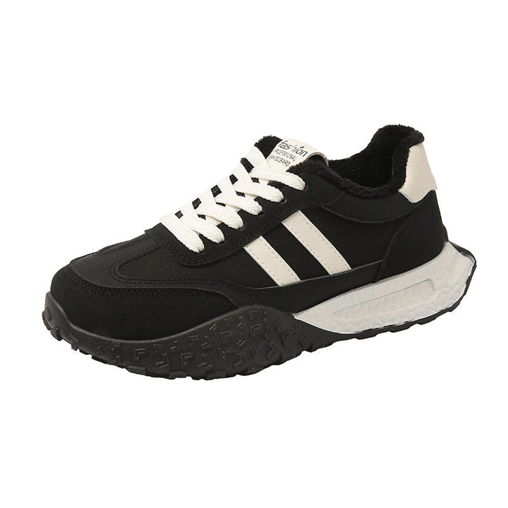 Baskets Sportives Femme avec Doublure en Fleece Confortable et Semelle Antidérapante