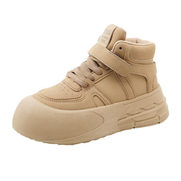 Baskets montantes sportives pour femmes avec fermeture Velcro pratique et matériau extérieur résistant