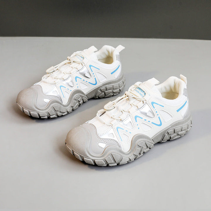Baskets sportives polyvalentes pour femmes avec tige en mesh respirant et semelle antidérapante