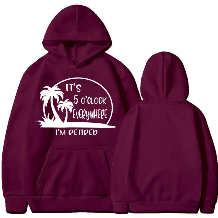 Sweat à capuche pour femmes avec motif humoristique de retraité