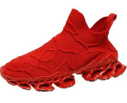 Baskets en tricot sportives pour femmes avec semelle antidérapante et technologie d'amortissement innovante