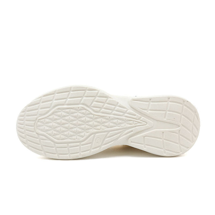 Baskets de loisirs sportives pour femmes avec matériau supérieur respirant et semelle amortissante