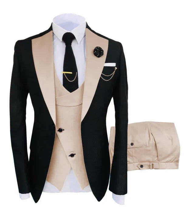 Costume de Mariage Luxueux pour Hommes | 3 pièces