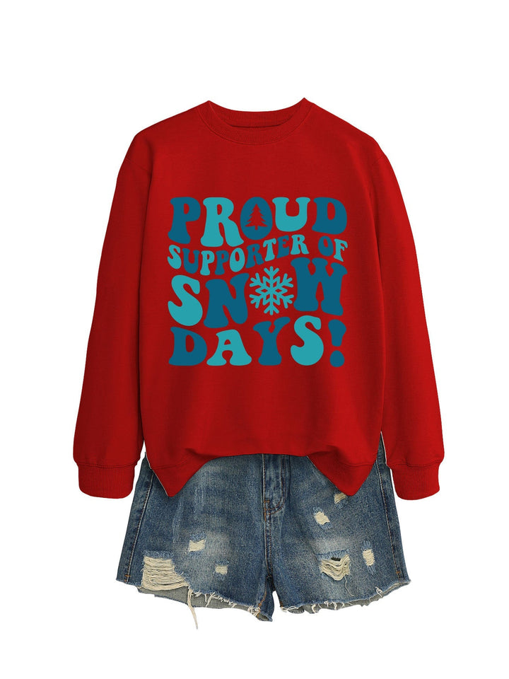 Sweatshirt pour femmes avec impression créative et coupe décontractée
