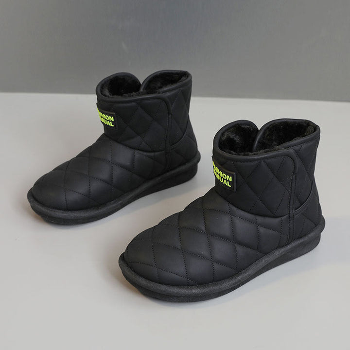 Bottes d'hiver chaudes et doublées pour femmes