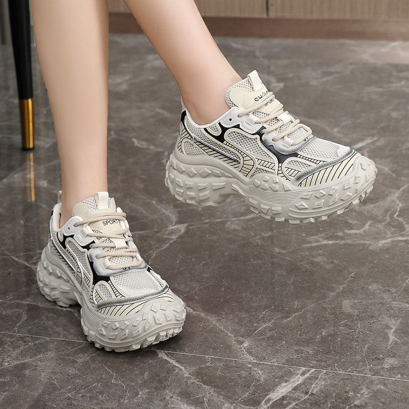 Baskets Sportives pour Femmes avec Surface en Mesh Respirant et Semelle Stable