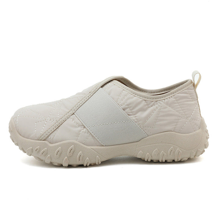 Baskets Slip-On Confortables pour Femmes avec Semelle Antidérapante et Tige Respirante