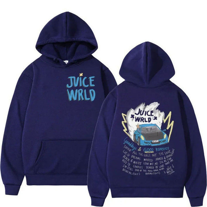 Sweat à capuche pour femmes avec design graphique créatif et inscription inspirante