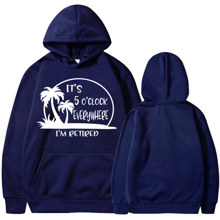 Sweat à capuche pour femmes avec motif humoristique de retraité