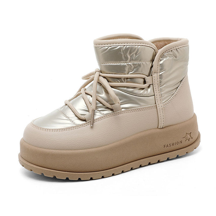 Bottes d'hiver pour femmes avec un design d'isolation innovant et une semelle antidérapante