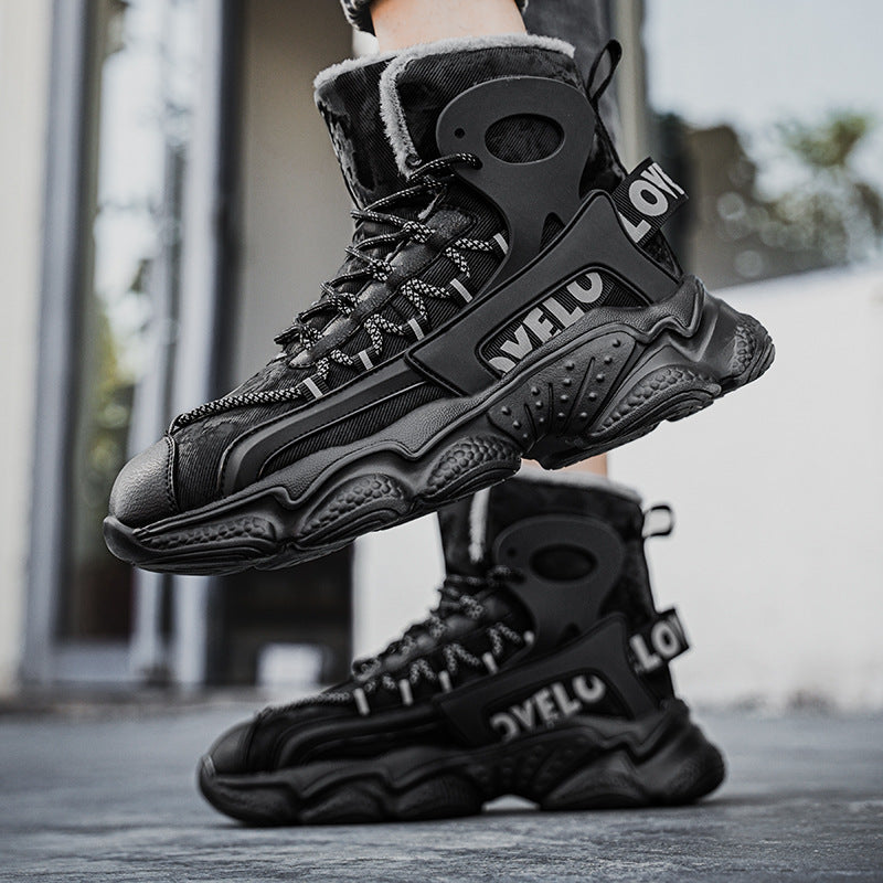 Bottes d'hiver pour femmes avec doublure douillette et semelle antidérapante