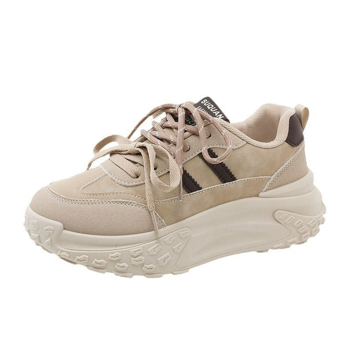 Baskets Chunky Sportives pour Femmes avec Profil Robuste et Tige Respirante