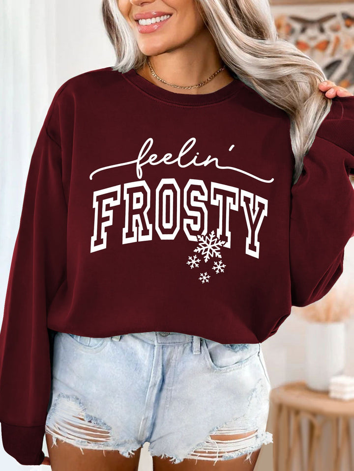 Sweat-shirt pour femmes avec impression graphique