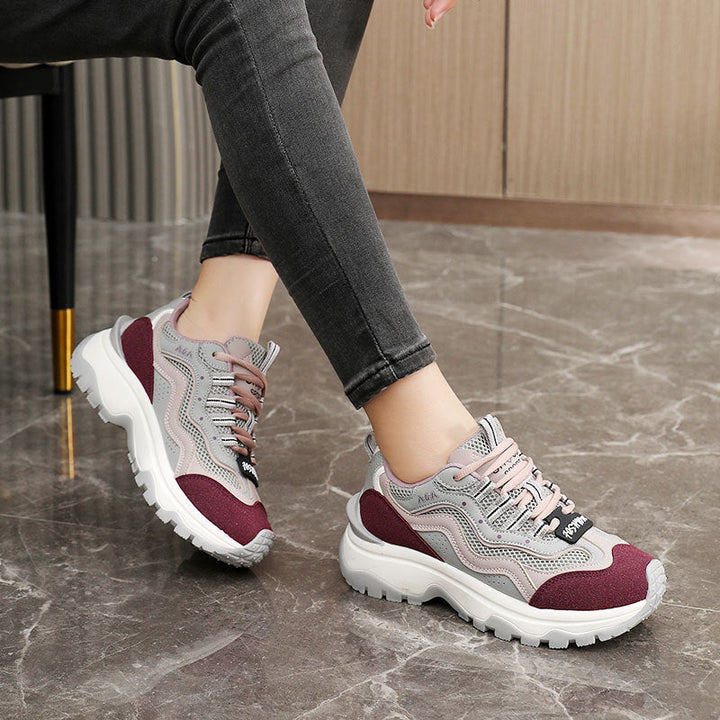 Baskets Chunky tendance pour femmes avec mesh respirant et semelle stable