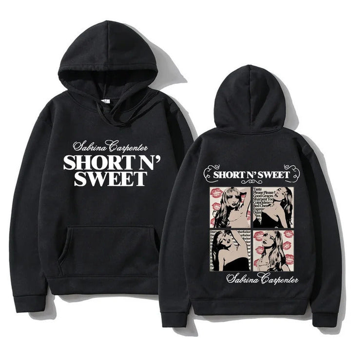 Sweat à capuche pour femmes avec design créatif de bande dessinée et coupe décontractée