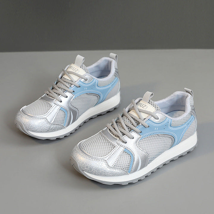 Baskets de sport pour femmes avec tige en mesh respirant et semelle intérieure amortissante