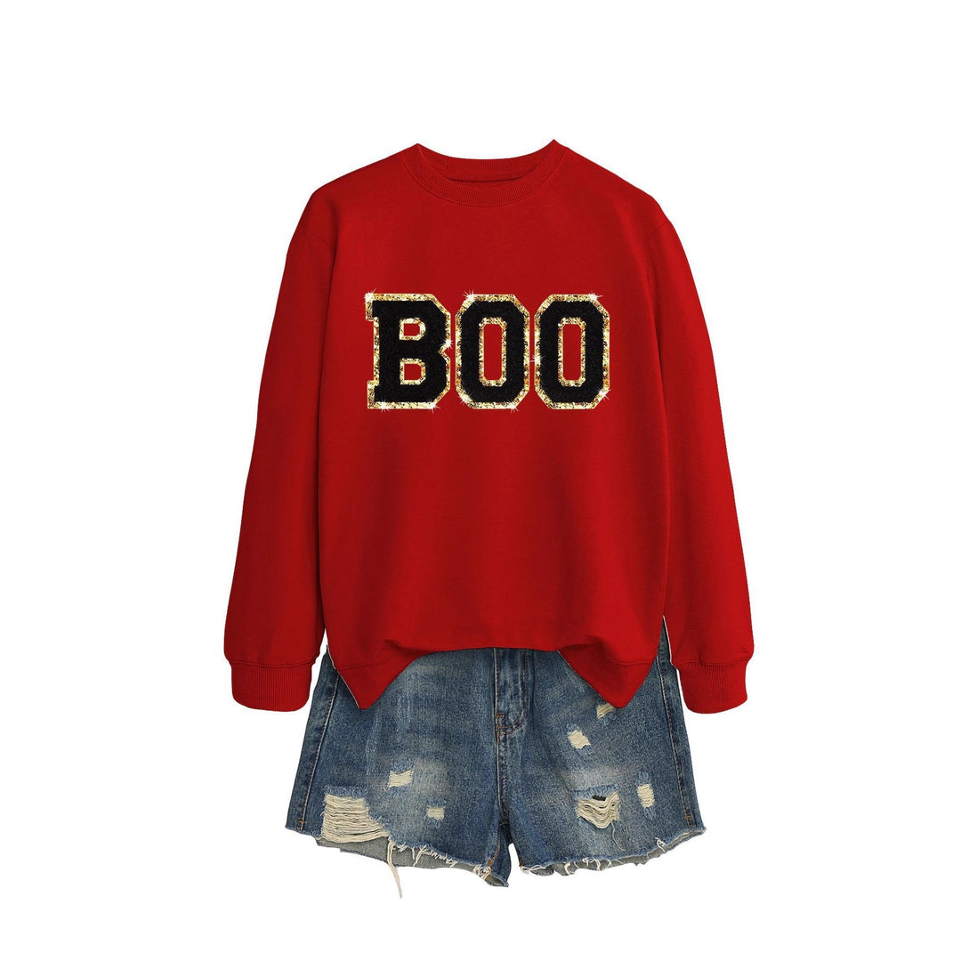Sweatshirt pour femmes avec impression scintillante