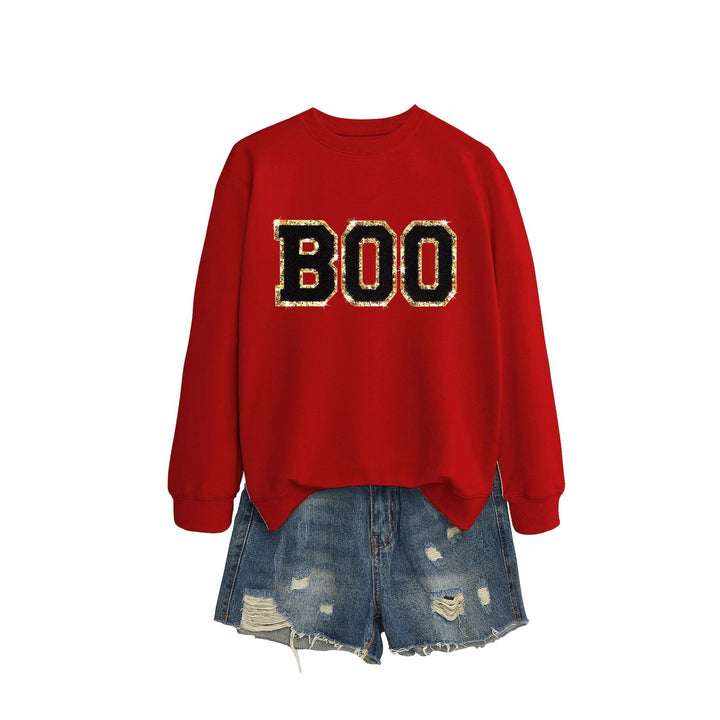 Sweatshirt pour femmes avec impression scintillante