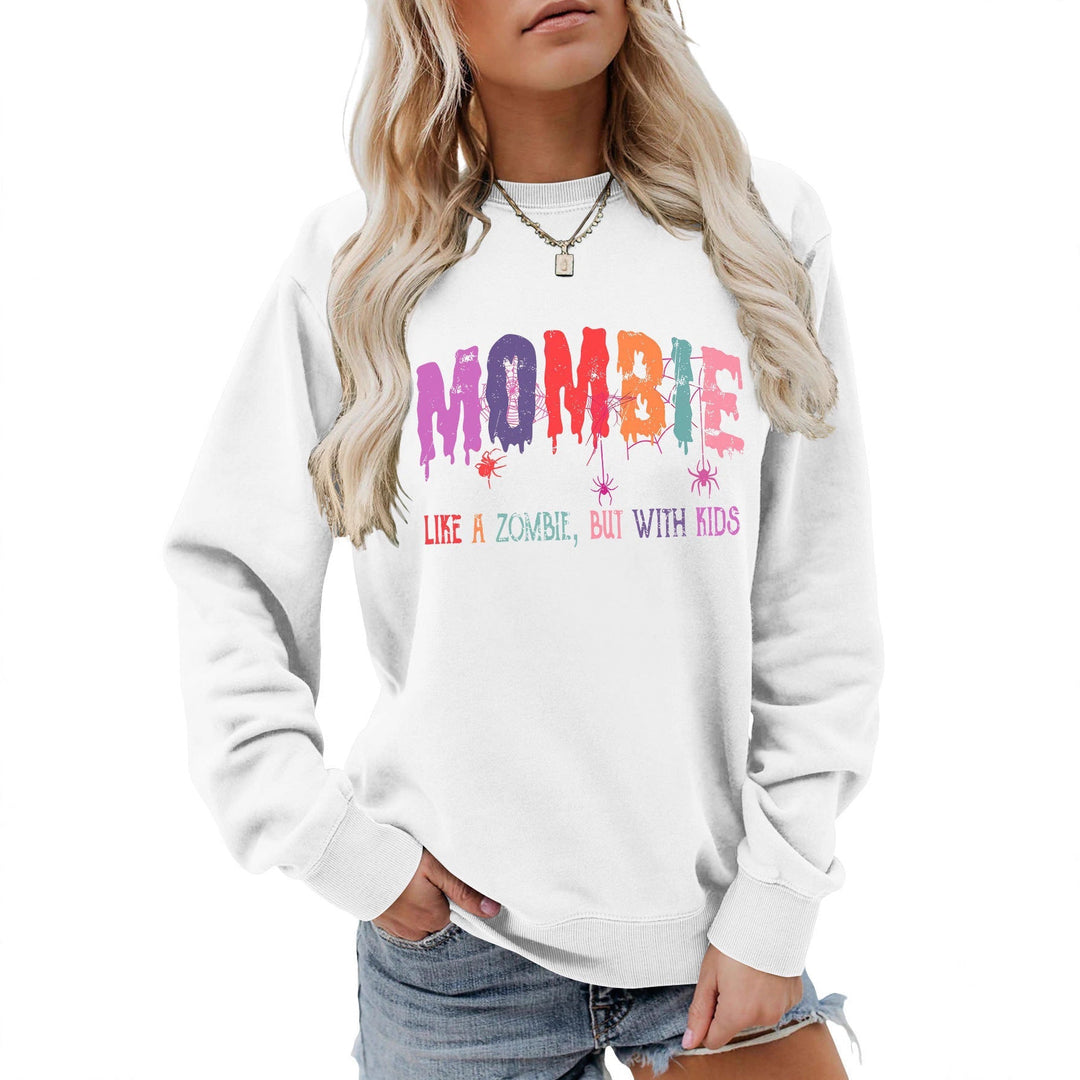Sweat-shirt pour femmes avec motif zombie créatif