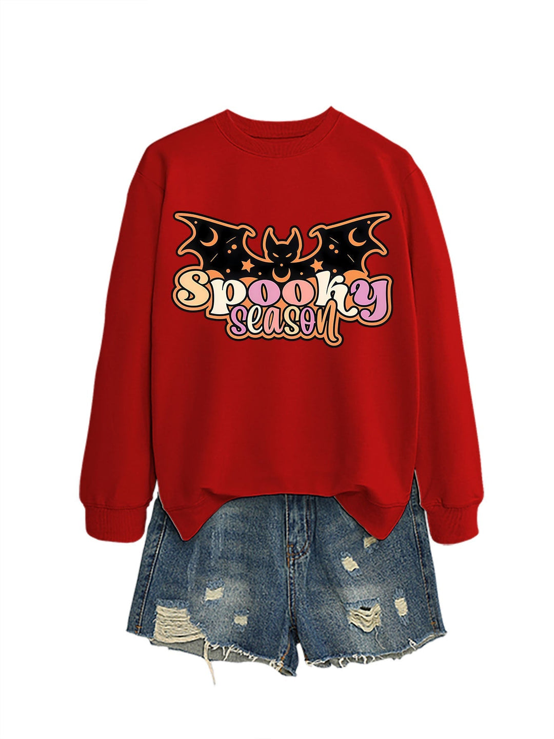 Sweatshirt pour femmes avec motif Halloween créatif