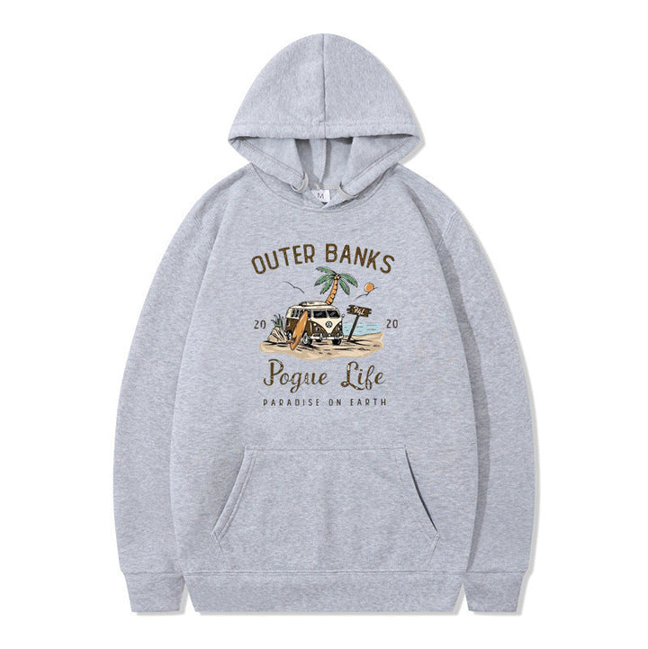 Sweat à capuche pour femmes avec design maritime et impression inspirante