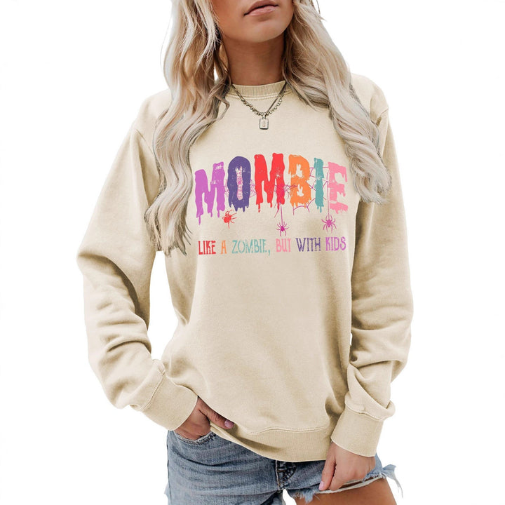 Sweat-shirt pour femmes avec motif zombie créatif