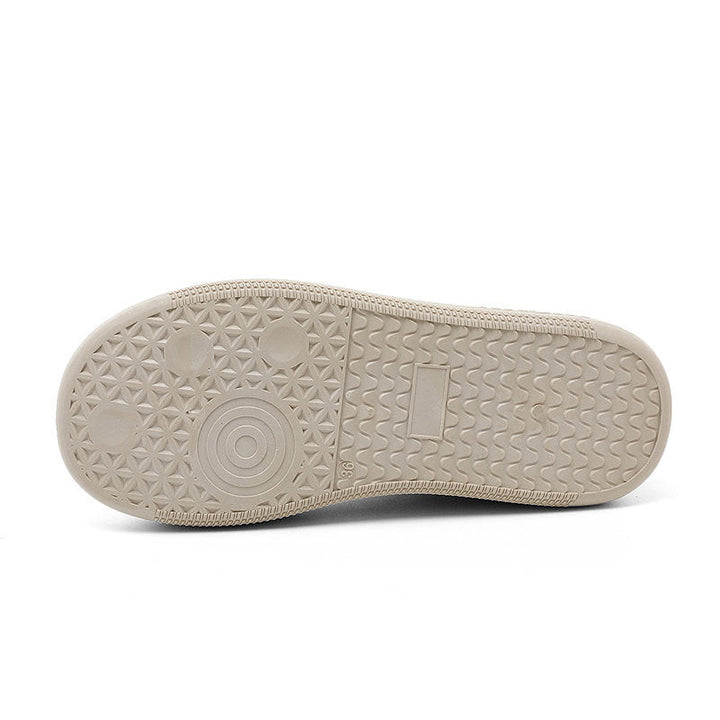 Baskets à plateforme tendance pour femmes avec une texture de surface respirante et une semelle amortissante