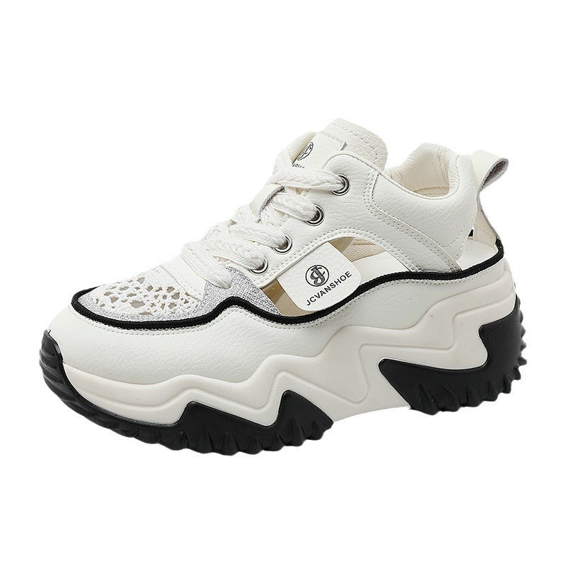 Baskets Chunky Femme à la Mode avec Tige Respirante