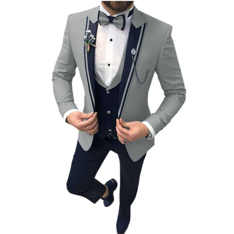 Costume Slim Fit pour hommes invité à un mariage | 3 pièces