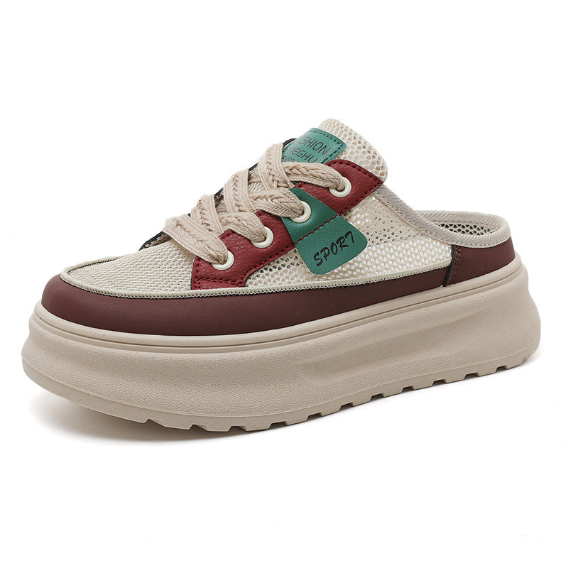 Baskets Sportives Slip-On pour Femmes avec Tige en Mesh Respirant et Semelle Amortissante