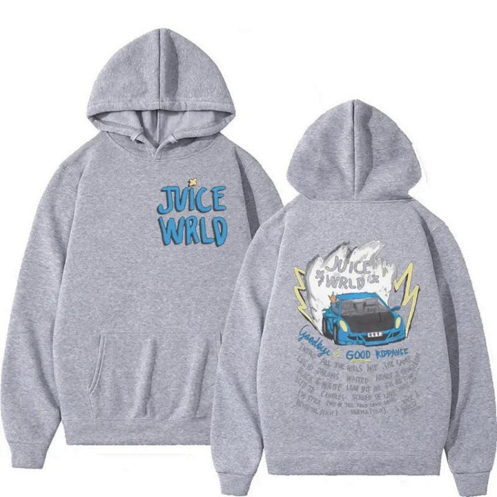 Sweat à capuche pour femmes avec design graphique créatif et inscription inspirante