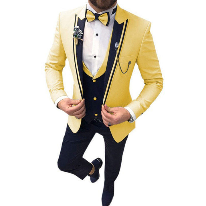 Costume Slim Fit pour hommes invité à un mariage | 3 pièces