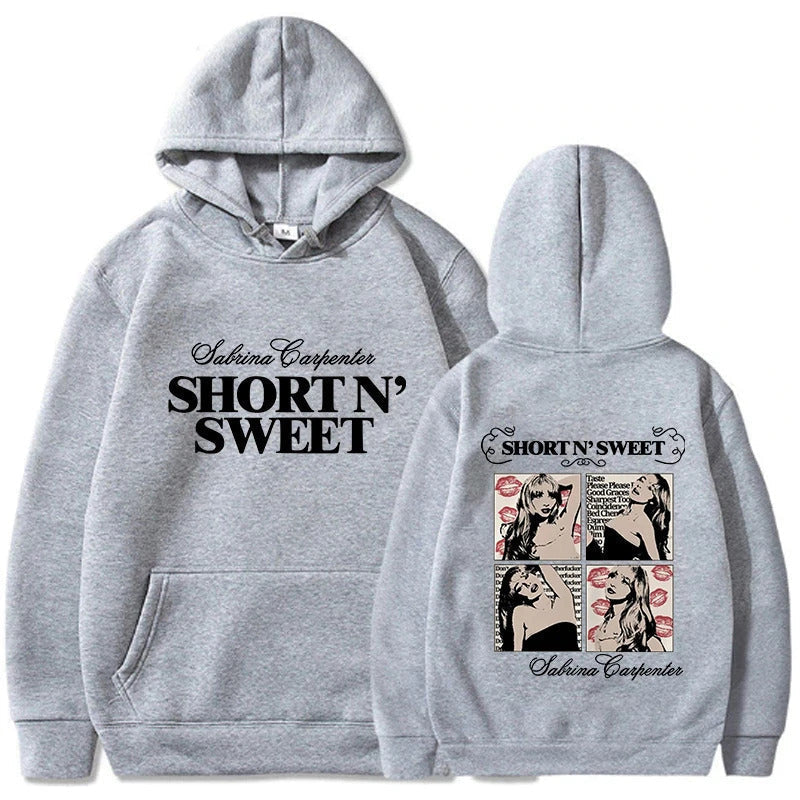 Sweat à capuche pour femmes avec design créatif de bande dessinée et coupe décontractée