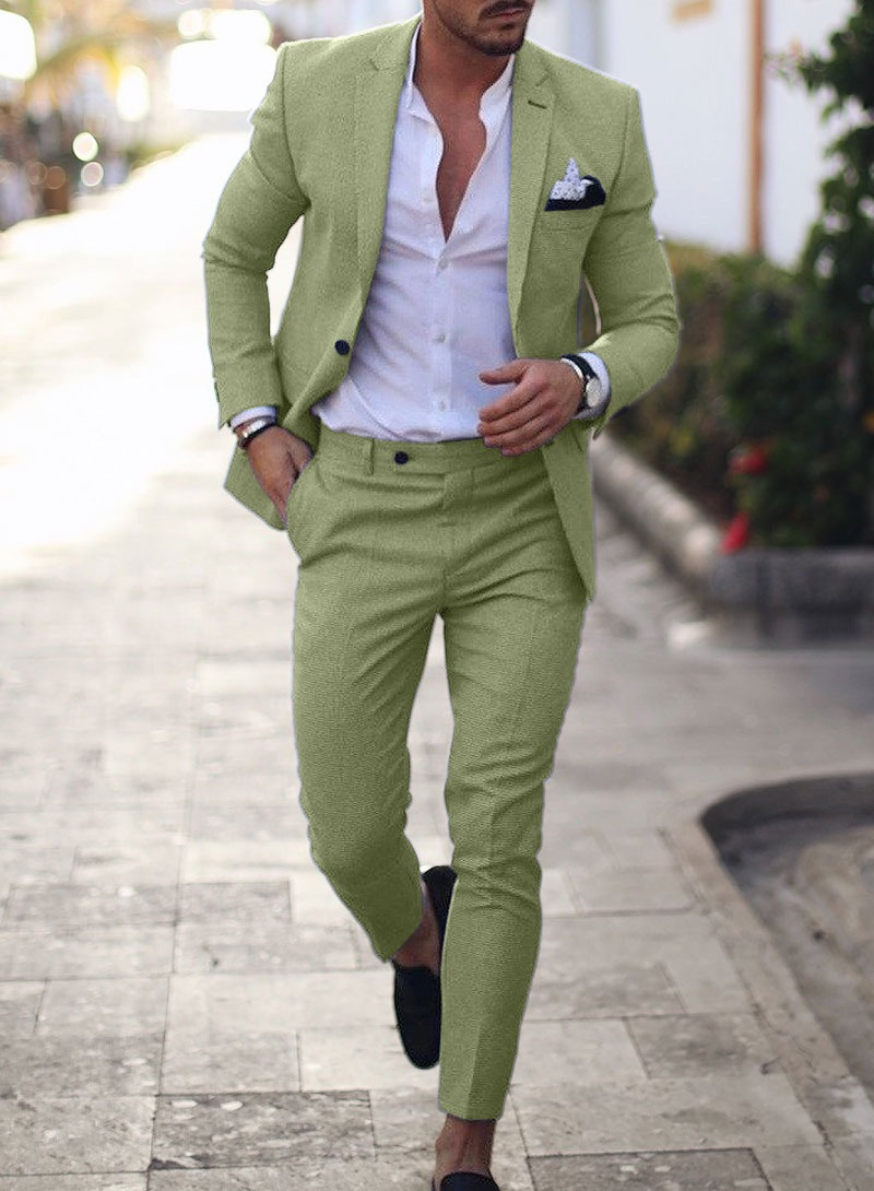 Costume de Mariage Classique Deux Pièces pour Hommes | Confortable