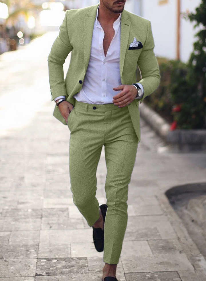 Costume de Mariage Classique Deux Pièces pour Hommes | Confortable