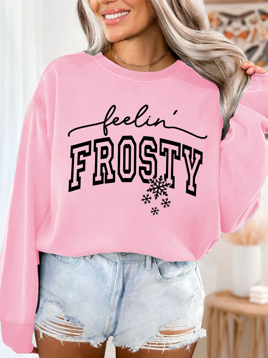 Sweat-shirt pour femmes avec impression graphique
