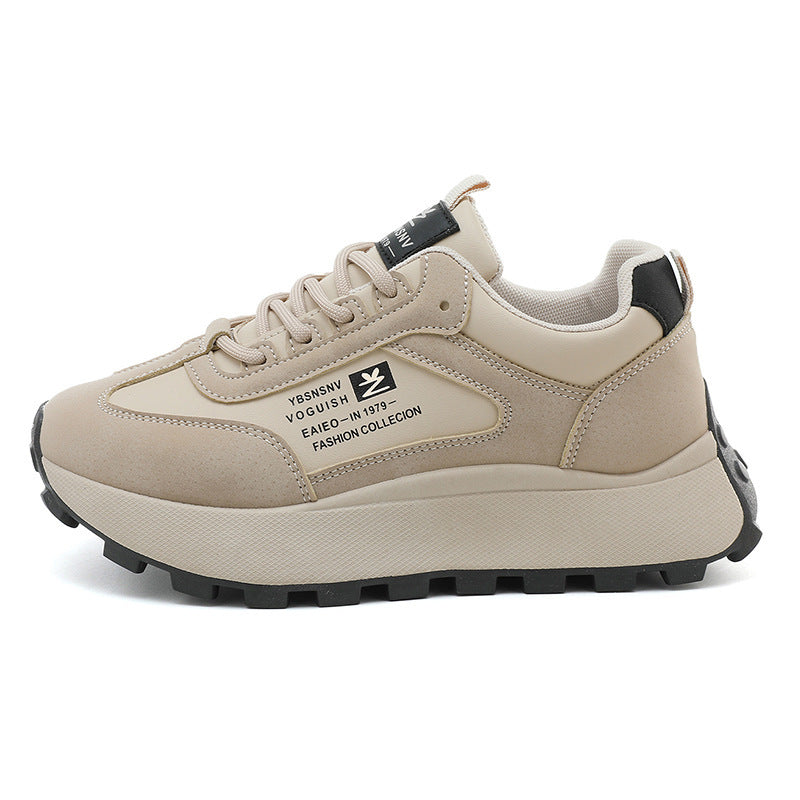 Baskets Chunky pour femmes avec des inserts en mesh respirants et une semelle amortissante