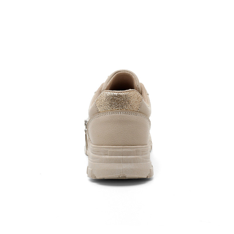 Baskets Chunky pour femmes avec accent brillant à la mode et design robuste
