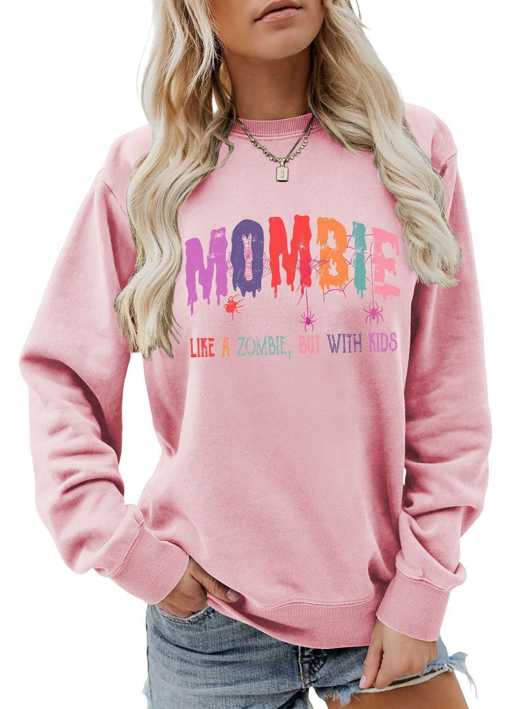 Sweat-shirt pour femmes avec motif zombie créatif