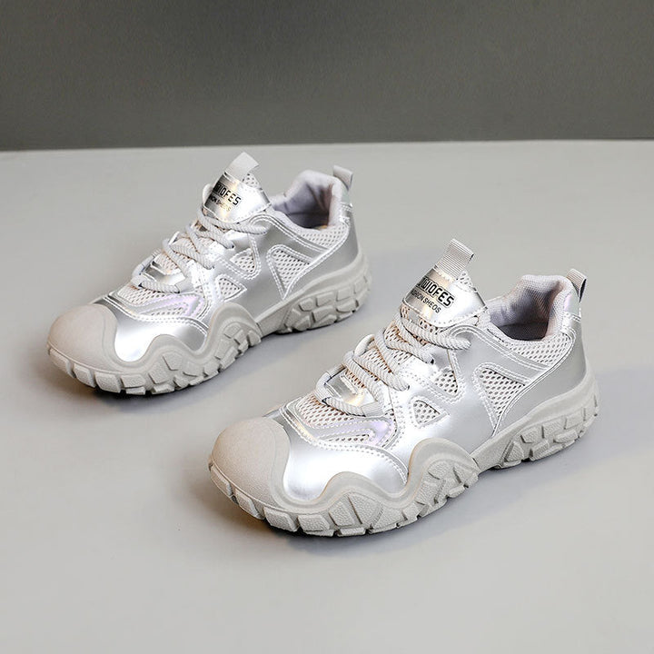 Baskets sportives pour femmes avec tige en mesh respirant et semelle amortissante confortable