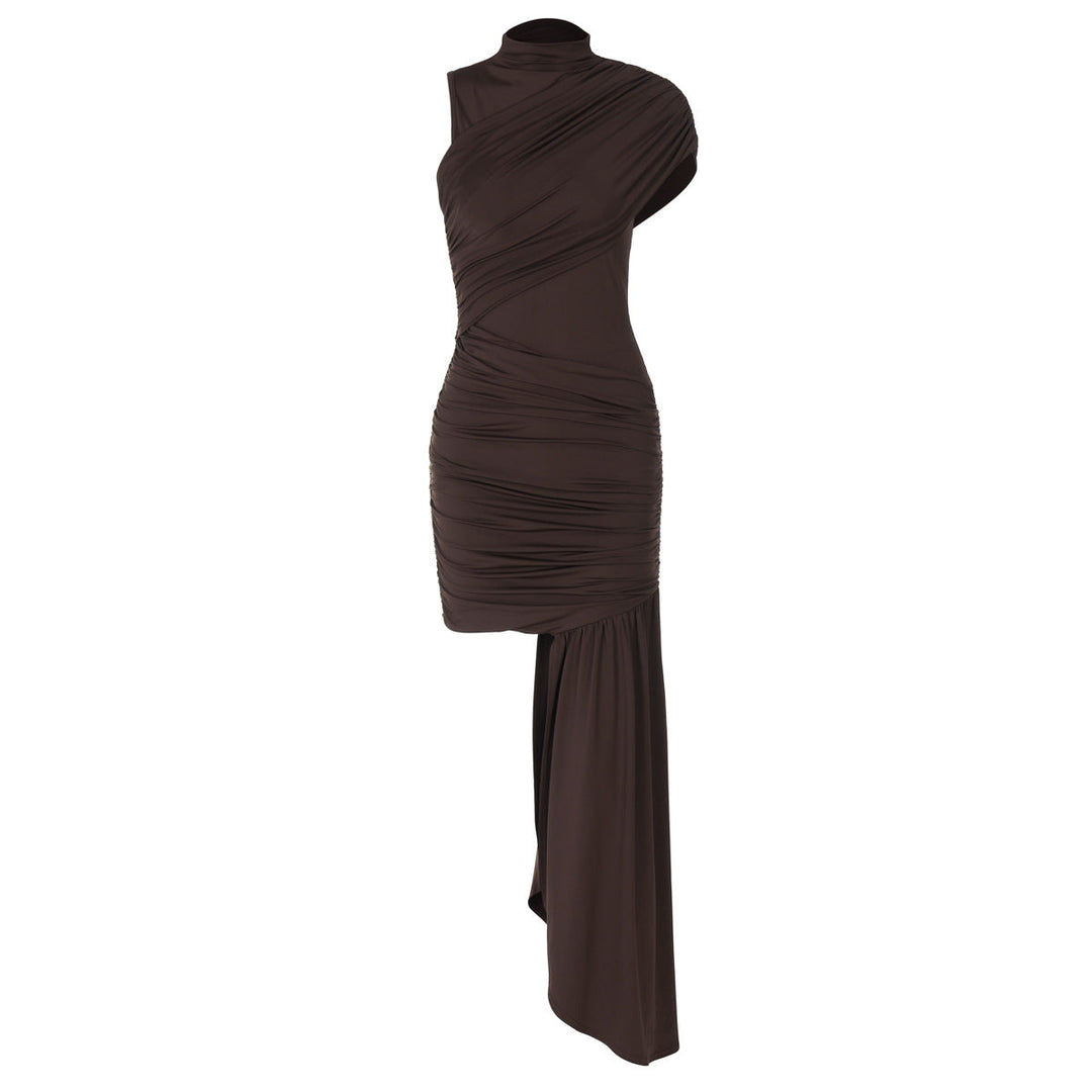 Robe de Soirée Mini Drapée pour Femmes