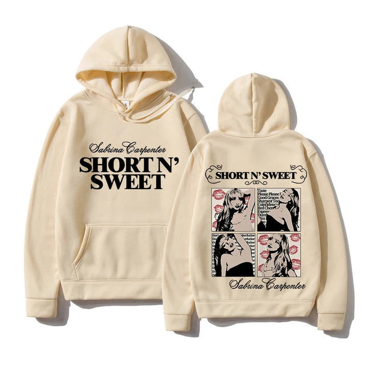 Sweat à capuche pour femmes avec design créatif de bande dessinée et coupe décontractée